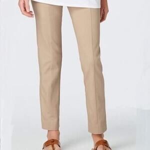 J.Crew Addison Chino Pant Driftwood Office Work Career Straight Leg Size 8